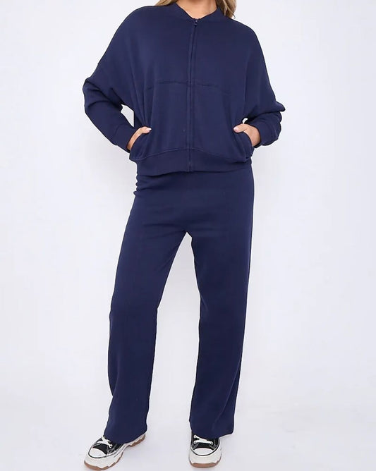 Bomber Jacket & Tracksuit Pants Set