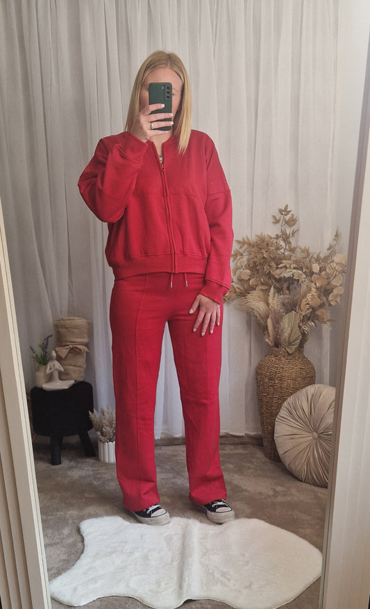 Bomber Jacket & Tracksuit Pants Set