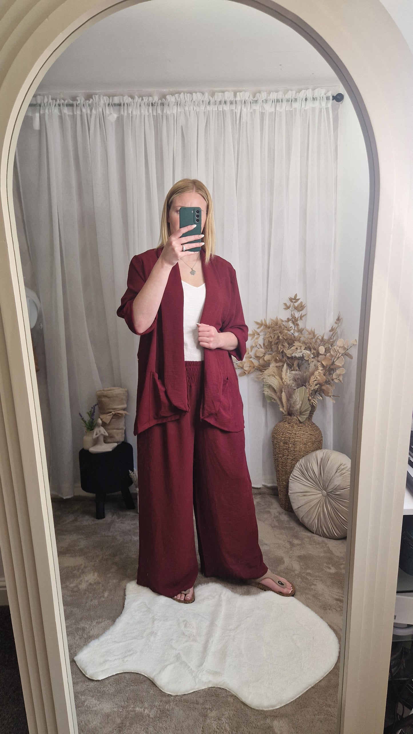 Loose Fitting Jacket & Pants Co-Ord Set