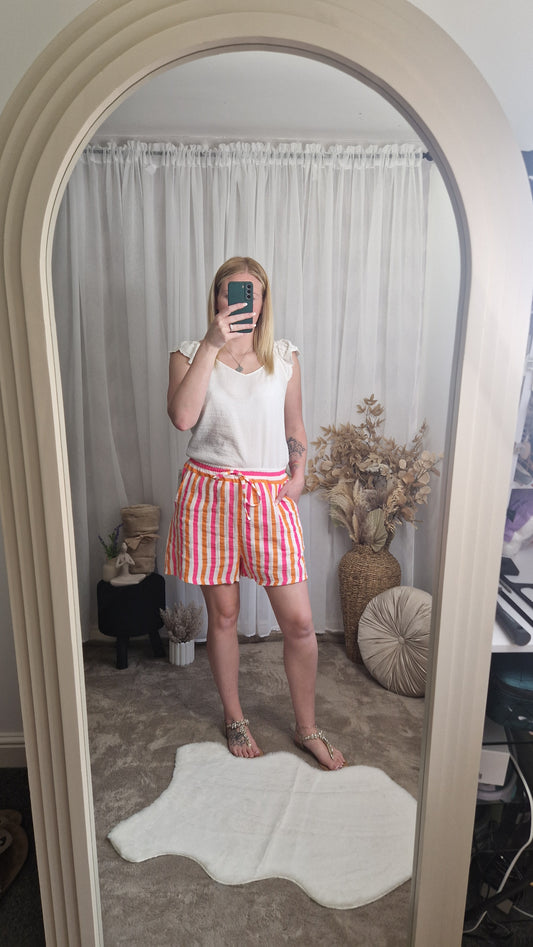 Bright Stripe Shorts